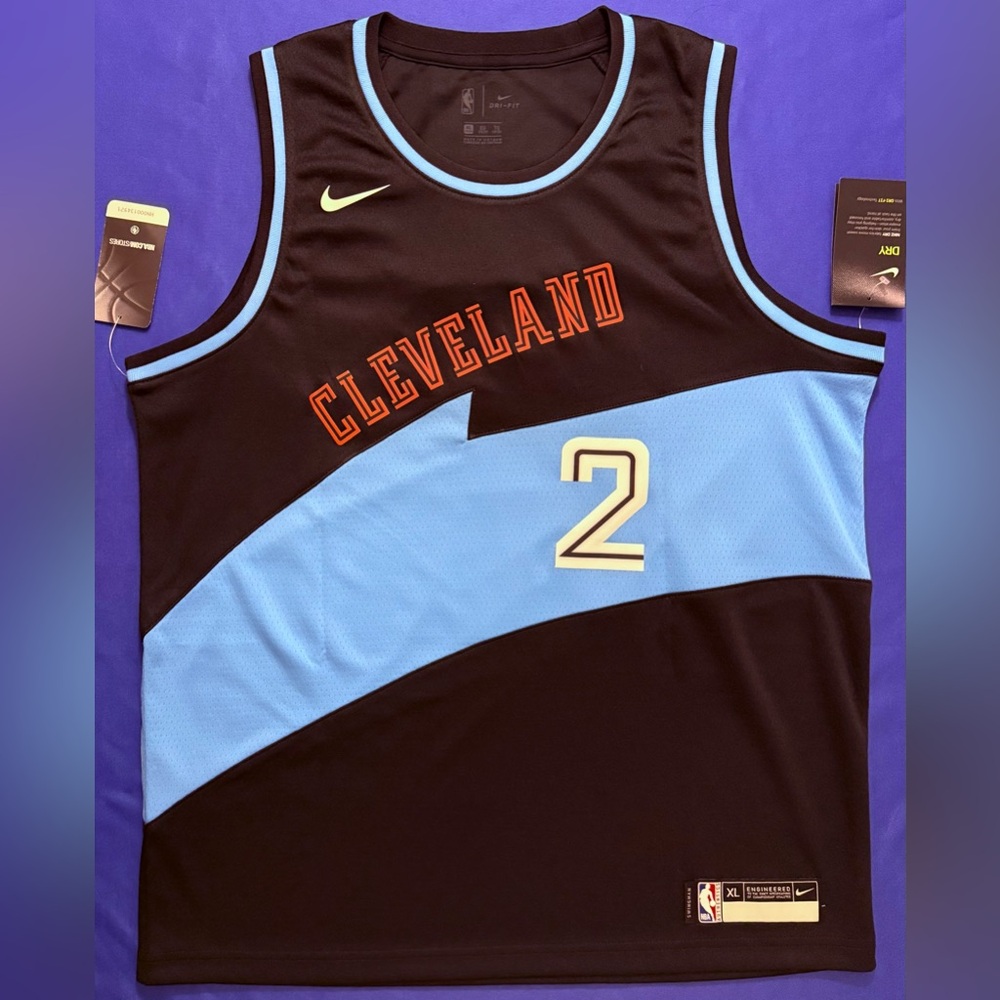 NWT Nike Collin Sexton Cleveland Cavaliers #2 Black Classic Swingman NBA Jersey
